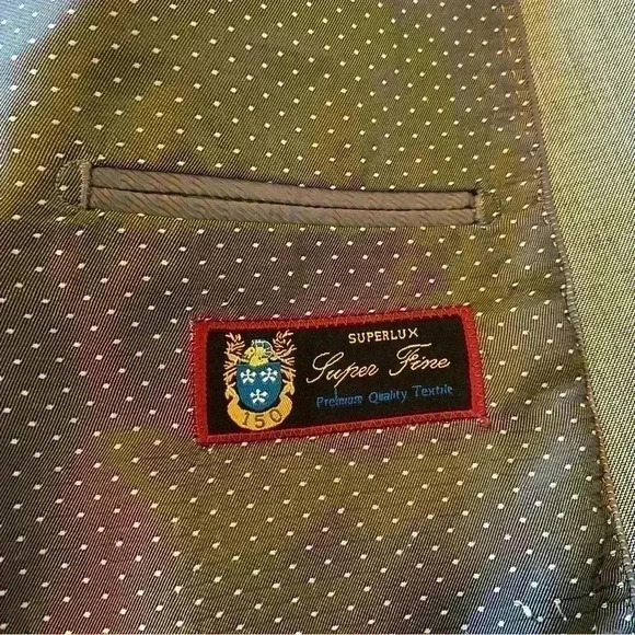 Giorgio Fiorelli Men’s Blazer Suit Jacket Sport Coat Grey - Picture 9 of 13